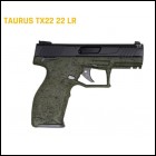 J***FPA Closeout Sale!! **NEW** Taurus TX22 Green Black Splatter Frame / Black Slide .22LR 16+1 2 Mags Manual Safety **NEW** (LIFETIME WARRANTY AVAILABLE & FREE LAYAWAY AVAILABLE) **NEW**