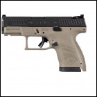Ju***FPA Closeout Sale!! **NEW** CZ P-10 Compact Size 9MM 3.5" Barrel 10+1 FDE Polycoat Finish Black Slide IS**NEW** (LIFETIME WARRANTY AVAILABLE & FREE LAYAWAY AVAILABLE) **NEW**