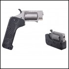 Ju***FPA Closeout Sale!! **NEW** Standard Mfg Company Switch Gun  .75" Barrel 4" Overall 22Mag 6 Shot Mini Revolver Stainless Steel Finish Folds Into Grips Opens With Button Push IS**NEW** (LIFETIME WARRANTY AVAILABLE & FREE LAYAWAY AVAILABL