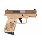 J***FPA Closeout Sale!! **NEW** Taurus G3C 9MM Tan / Coy Frame Grip 3.2" Barrel 12+1 3 Mags **NEW** (LIFETIME WARRANTY AVAILABLE & FREE LAYAWAY AVAILABLE) **NEW**