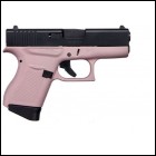 Ju***FPA Closeout Sale!! **NEW** Glock 43 9MM 6+1 2 Mags 3.39" Barrel 6.26" Overall Cerakote Pink Champagne Frame Cerakote Black Slide IS**NEW** (LIFETIME WARRANTY AVAILABLE & FREE LAYAWAY AVAILABLE) **NEW**