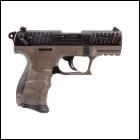Ju***FPA Closeout Sale!! **NEW** Walther Arms P22 10+1 22LR FDE W/ Black Slide FDE Polymer Frame IS**NEW** (LIFETIME WARRANTY AVAILABLE & FREE LAYAWAY AVAILABLE) **NEW**