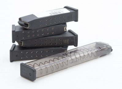 5 GLOCK MAGS 40 S&W (HIGH CAPACITY)