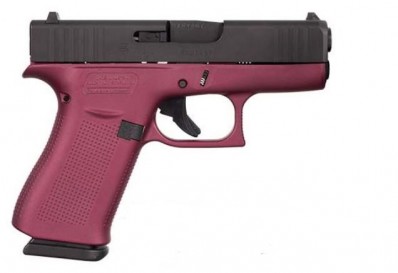 Ju***FPA Closeout Sale!! **NEW** Glock 43X 9MM 10+1 2 Mags 3.41" Barrel 6.50" Overall Cerakote Black Cherry Finish Black Cerakote Slide IS**NEW** (LIFETIME WARRANTY AVAILABLE & FREE LAYAWAY AVAILABLE) **NEW**