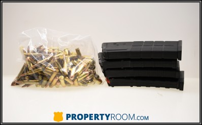 ASSORTED AMMO AND MAGS (~6 LBS)