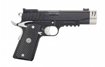 J***FPA Closeout Sale!! **NEW** EAA Girsan MC1911S 10MM 9+1 4.40" Black Compensated Barrel 8" Overall Black Checkered G10 Style Grips IS **NEW** (LIFETIME WARRANTY AVAILABLE & FREE LAYAWAY AVAILABLE) **NEW**