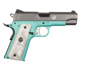 J***FPA Closeout Sale!! **NEW** Ruger SR1911-CMD Lightweight Robin Egg Dealer Exclusive 9MM 9+1 2 Mags 4.25" Barrel 7.75" Overall IS**NEW** (LIFETIME WARRANTY AVAILABLE & FREE LAYAWAY AVAILABLE) **NEW**