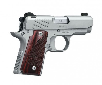 F***FPA Closeout Sale!! **NEW** Kimber Micro 9 Stainless Rosewood 1911 9MM 7+1 3.15" Barrel 6.1" Overall Satin Silver Finish Rosewood Grips **FREE SHIPPING** IS**NEW** (LIFETIME WARRANTY AVAILABLE & FREE LAYAWAY AVAILABLE)