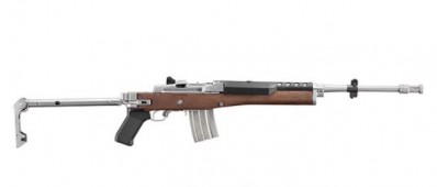 S***FPA Closeout Sale!! **NEW** Ruger Mini-14 Tactical Rifle 5.56 NATO/223 20+1 2 Mags 18.5" Matte Stainless Barrel Walnut W/Stainless Side-Folder Stock SO **NEW** (FREE LIFETIME WARRANTY & FREE LAYAWAY AVAILABLE) **NEW**