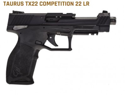 J***FPA Closeout Sale!! **NEW** Taurus TX22 Competition Hard Anodized Black Finish .22LR 16+1 2 Mags Manual Safety **NEW** (LIFETIME WARRANTY AVAILABLE & FREE LAYAWAY AVAILABLE) **NEW**