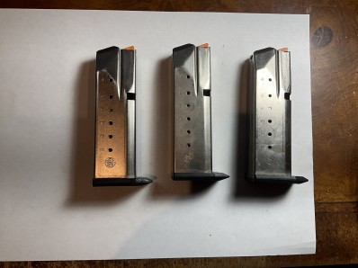 3 S&W SD40 SD40VE 40 cal 14 round magazines