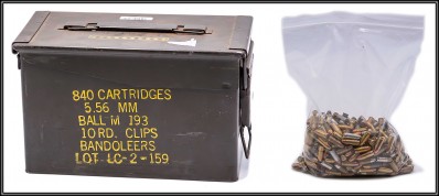 AMMO CAN WITH ASSORTED AMMO