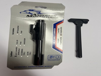 AR-15 BOLT CARRIER GROUP 5.56/300BLK, NITRIDE + Charging Handle**NO RESERVE**NO CC FEES***