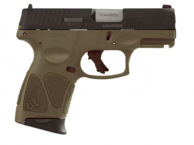 J***FPA Closeout Sale!! **NEW** Taurus G3C 9MM ODG / Black Textured Poly Grip 3.2" Barrel 12+1 3 Mags IS**NEW** (LIFETIME WARRANTY AVAILABLE & FREE LAYAWAY AVAILABLE) **NEW**