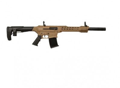 S***FPA Shotgun Closeout SALE!!! **NEW** GForce GFA-25 Semi-Auto FDE Cerakote 12 Gauge Shotgun 18.5" Black Spiral Fluted Shroud 5+1 IS **NEW** (LIFETIME WARRANTY AVAILABLE & FREE LAYAWAY AVAILABLE) **NEW**